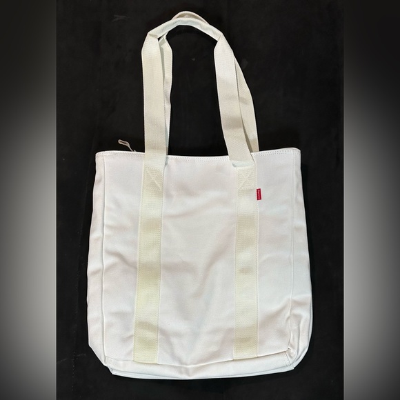 Supreme Canvas Tote White - Picture 3 of 5